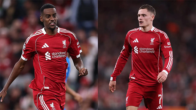 Isak và Wirtz ngồi dự bị ở trận derby Merseyside