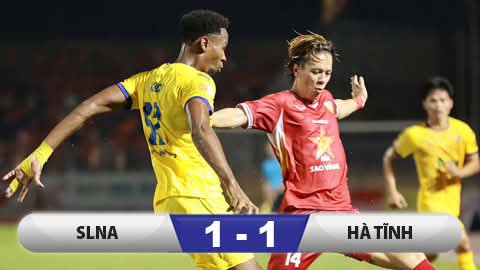 Kết quả SLNA 1-1 HL Hà Tĩnh: Viktor Lê giải nguy