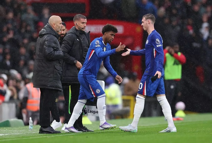 Palmer không vui khi bị Maresca rút ra