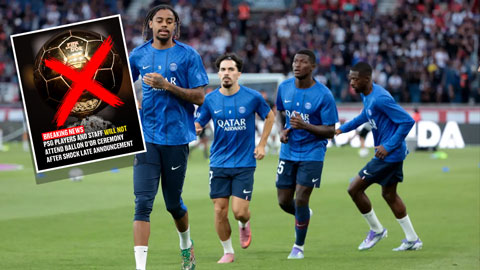  Dàn sao PSG lỡ hẹn Gala Quả Bóng Vàng
