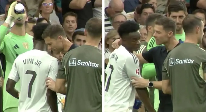 Không chỉ mất suất đá chính, Vinicius còn bị thay ra khi HLV Alonso cần làm mới hàng công.