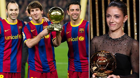  Barca 'bội thực' Quả Bóng Vàng