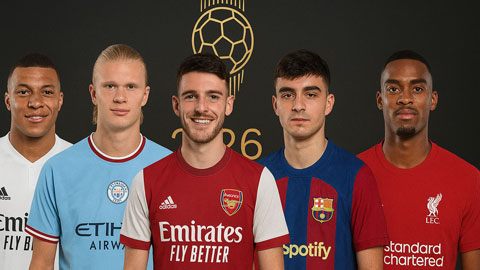  Top 5 ứng viên sáng giá nhất cho Quả Bóng Vàng 2026