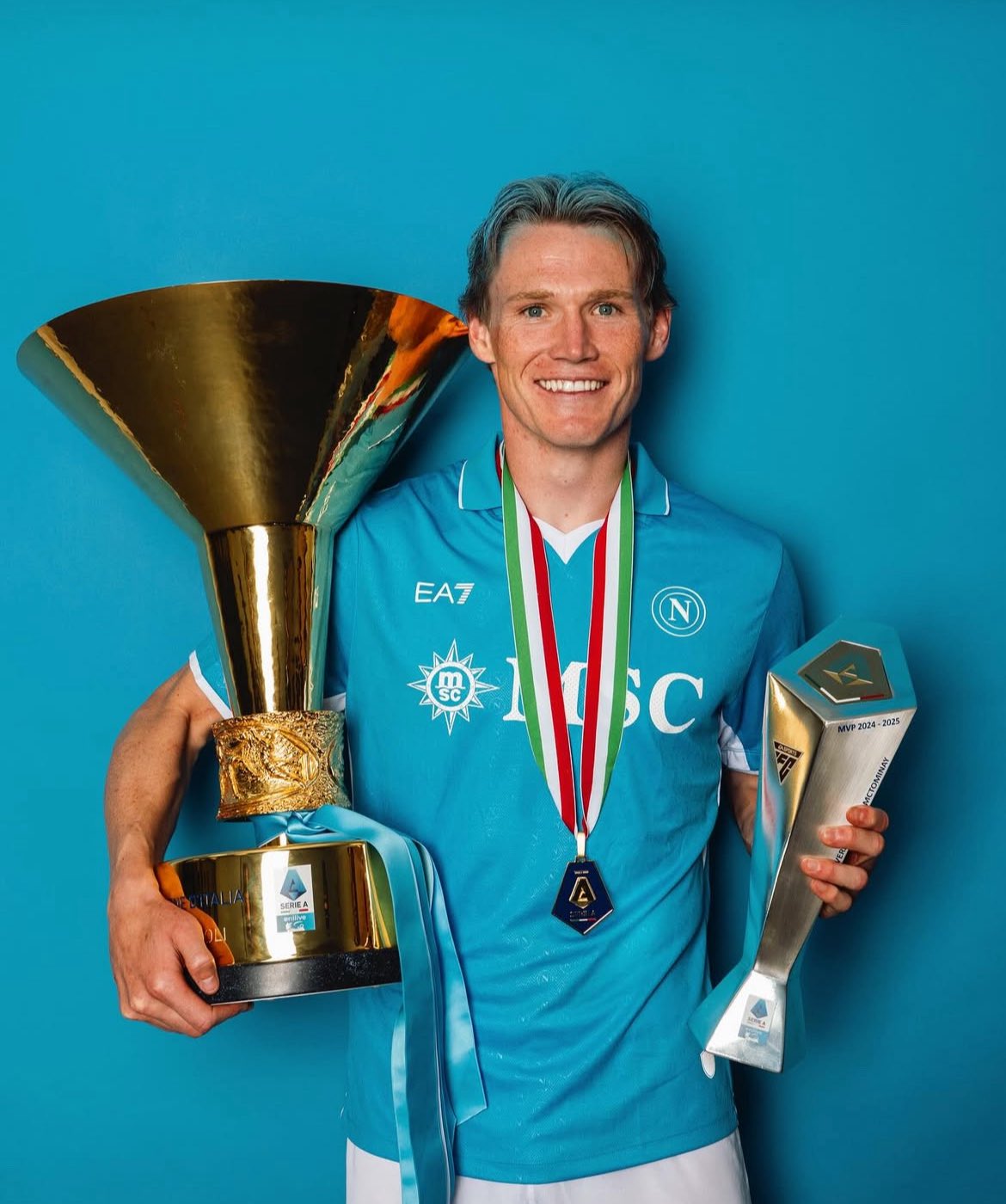 McTominay có mùa giải đáng nhớ với Napoli