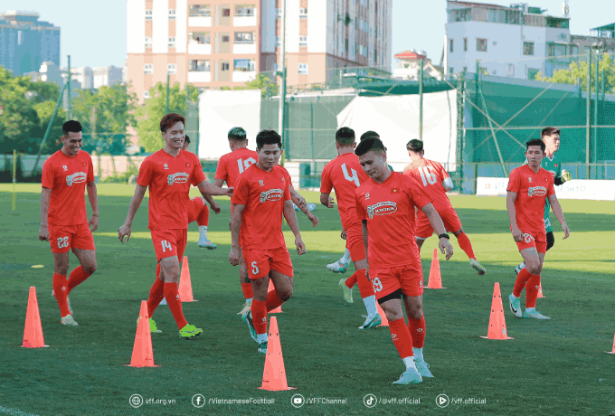 ĐT Việt Nam sẽ có hai trận đấu với ĐT Nepal tại Vòng loại Asian Cup vào tháng 10 - Ảnh: VFF