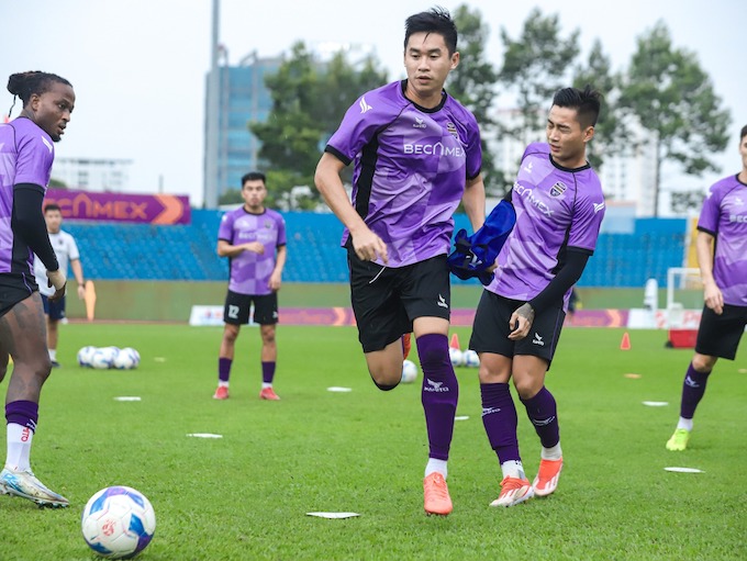Chủ nhà Becamex TP.HCM đang quyết tâm phải thắng trận đấu này. Ảnh: FBNV