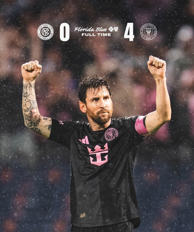 Messi lại giúp Miami chiến thắng