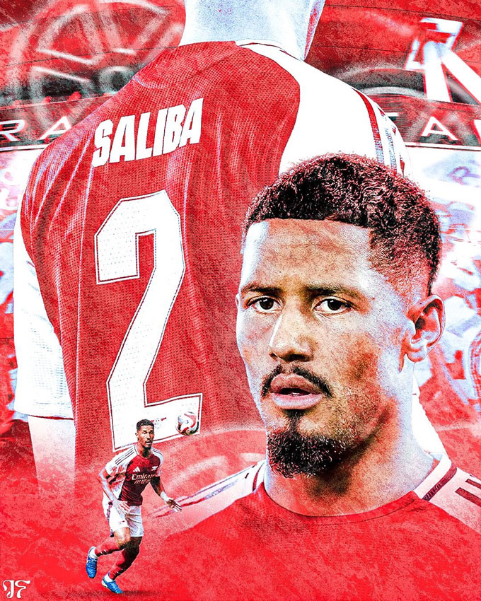 Saliba đã đồng ý gia hạn thêm 5 năm với Arsenal