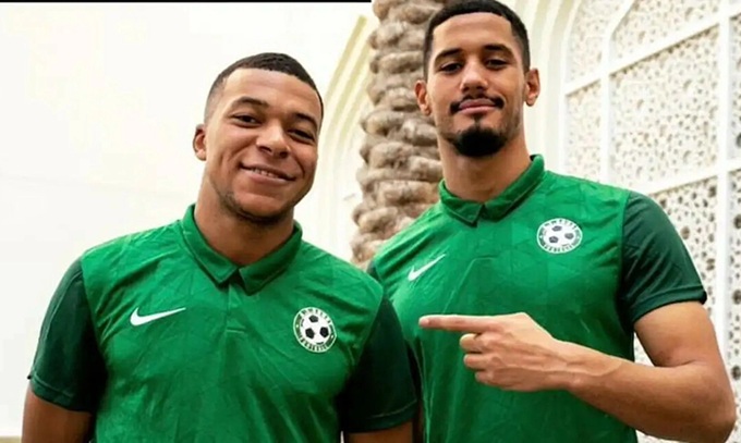 Saliba luôn biết ơn cha của Mbappe