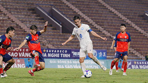  Vòng 2 giải Hạng Nhất Quốc gia 2025/26: Đội bóng của cựu tiền vệ ĐTVN thoát thua giây cuối