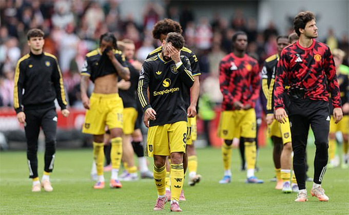 MU tiếp tục nhận trái đắng trước Brentford