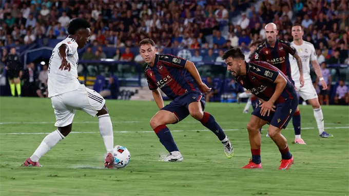 Vinicius có trận đấu xuất sắc khi gặp Levante hồi giữa tuần