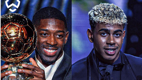  Công bố điểm số bầu chọn Quả Bóng Vàng 2025: Dembele hơn Yamal bao nhiêu?