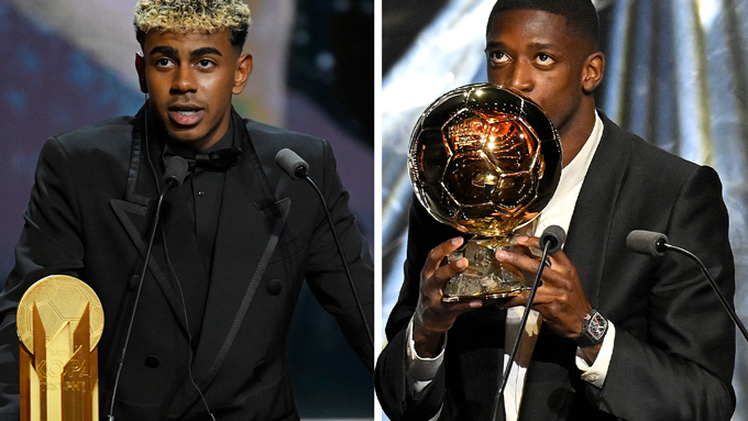 Dembele đánh bại Yamal để giành Quả Bóng Vàng 2025