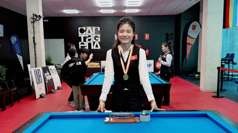  Mỹ nhân billiards Liên Quỳnh gây tiếng vang lớn tại Tây Ban Nha, xúc động gửi tâm thư tới NHM