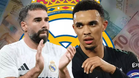  Real Madrid không còn hậu vệ phải nào lành lặn ít nhất trong 1 tháng tới