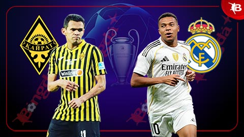  Nhận định bóng đá Kairat Almaty vs Real Madrid, 23h45 ngày 30/9: Giận cá chém thớt