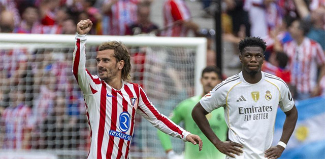 Griezmann đã có được 199 bàn trong màu áo Atletico