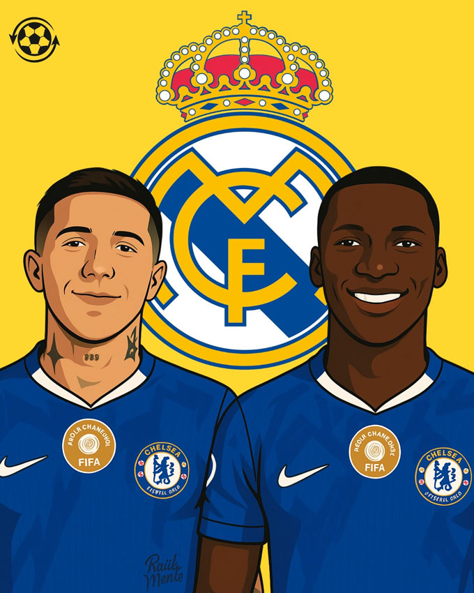 Enzo và Caicedo nằm trong tầm ngắm của Real