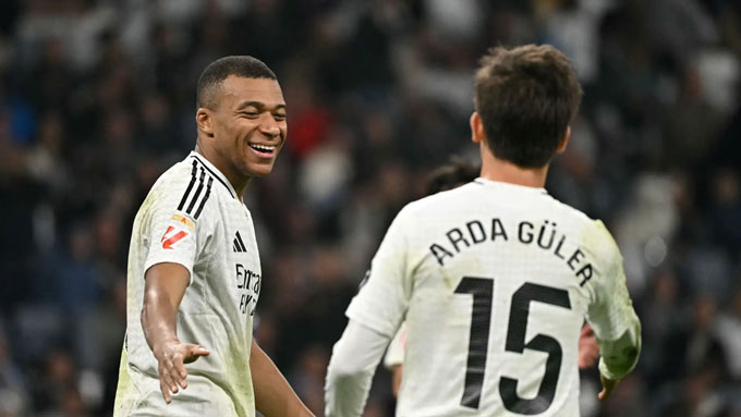Mbappe và Guler ngày càng ăn ý với nhau tại Real