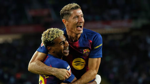  Lamine Yamal vào sân phút 58 và kiến tạo phút 59