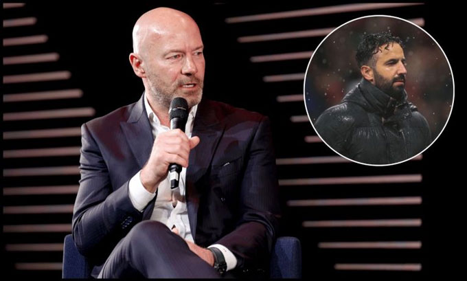 Alan Shearer cho rằng MU không vội sa thải Amorim