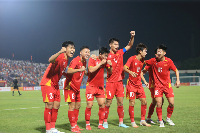 U23 Việt Nam có sự xuất hiện của nhiều cầu thủ từng giành vé tham dự VCK U23 châu Á 2026. Ảnh: Đức Cường