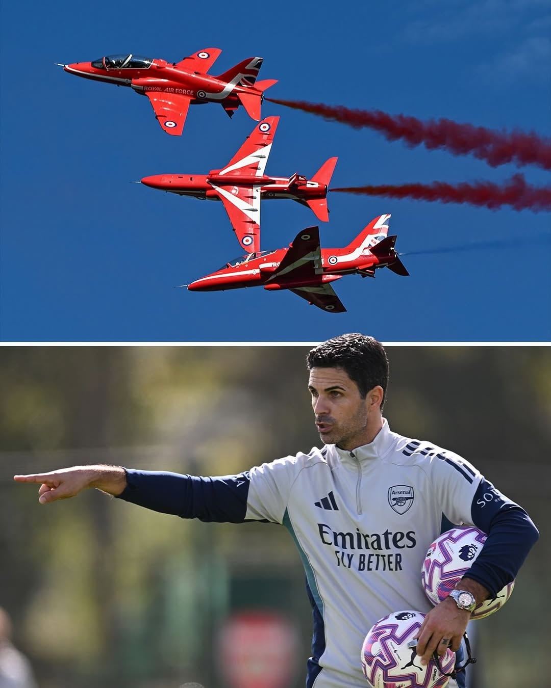 Arteta đã đưa các phi công đến Arsenal và đề nghị đám “giặc trời” phân tích quy trình giao tiếp và cách truyền thông điệp cho toàn bộ thành viên BHL và cầu thủ