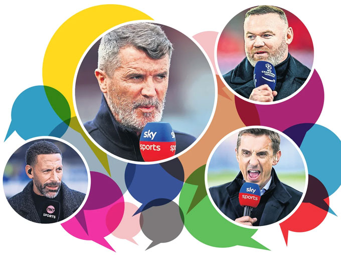 Rất nhiều cựu danh thủ MU hiện đang là BLV