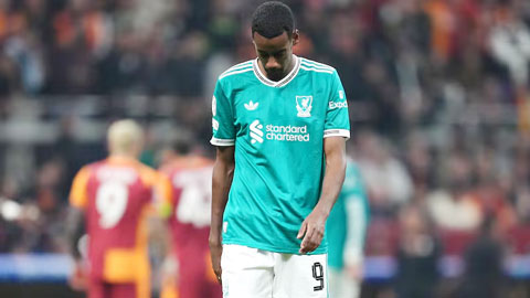  Thống kê đáng báo động về Alexander Isak sau trận Liverpool thua Galatasaray