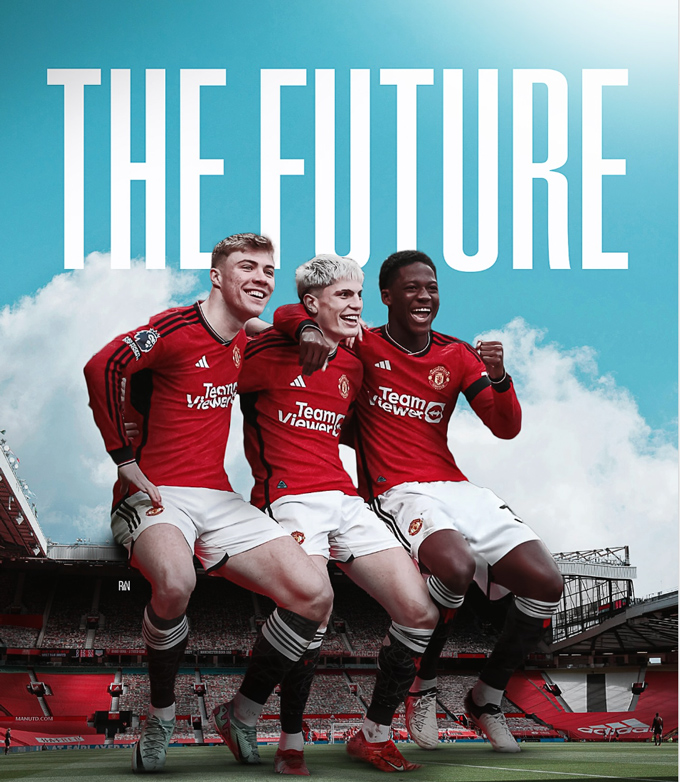 Bộ ba Hojlund Garnacho và Mainoo từng được coi là tương lai của MU