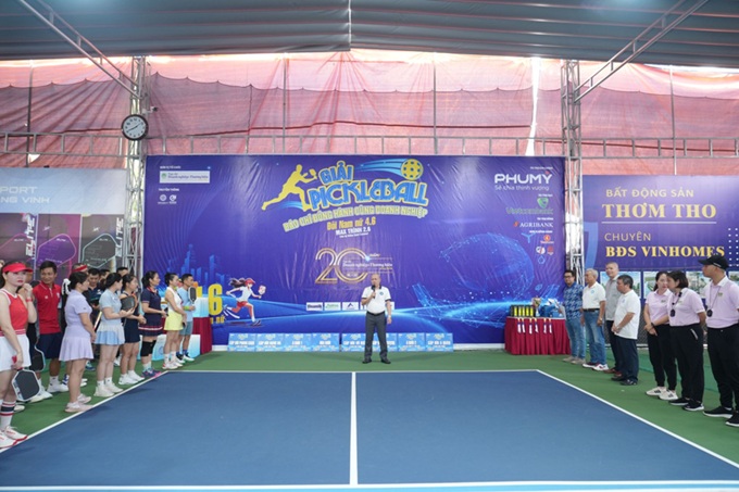 Sôi động tại Giải Pickleball Báo chí đồng hành cùng doanh nghiệp lần thứ I