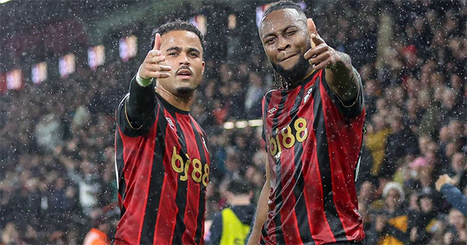 Bournemouth có chiến thắng tưng bừng trước Fulham