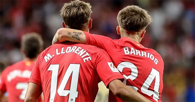 Pablo Barrios và Marcos Llorente đã trở lại ĐT Tây Ban Nha sau nhiều tháng vắng mặt