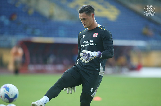 Nếu có quốc tịch Việt Nam, Patrik Lê Giang chắc chắn sẽ là sự tăng cường chất lượng cho vị trí trong khung gỗ của ĐT Việt Nam - Ảnh: CA TP.HCM