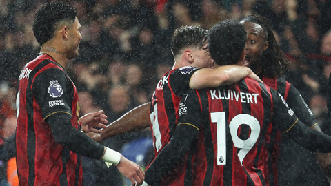  Bournemouth vượt mặt Arsenal, tạm chiếm ngôi Á quân Premier League