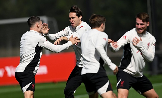 Chiesa nỗ lực tập luyện để có được thể trạng tốt nhất