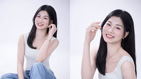  Phụ công bóng chuyền Phạm Thị Hiền khoe nhan sắc như hotgirl