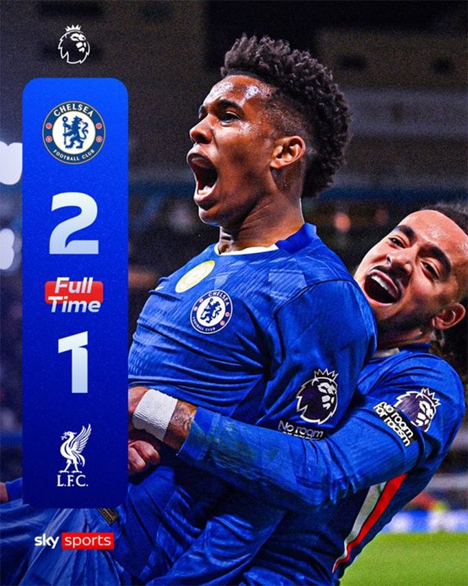 Chelsea có chiến thắng nghẹt thở trước Liverpool