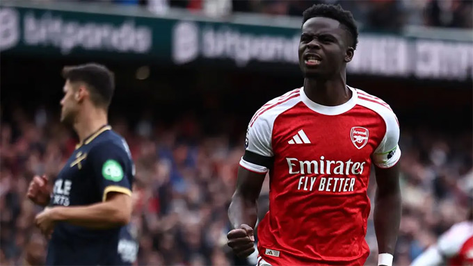 Saka muốn gây ấn tượng với HLV Thomas Tuchel