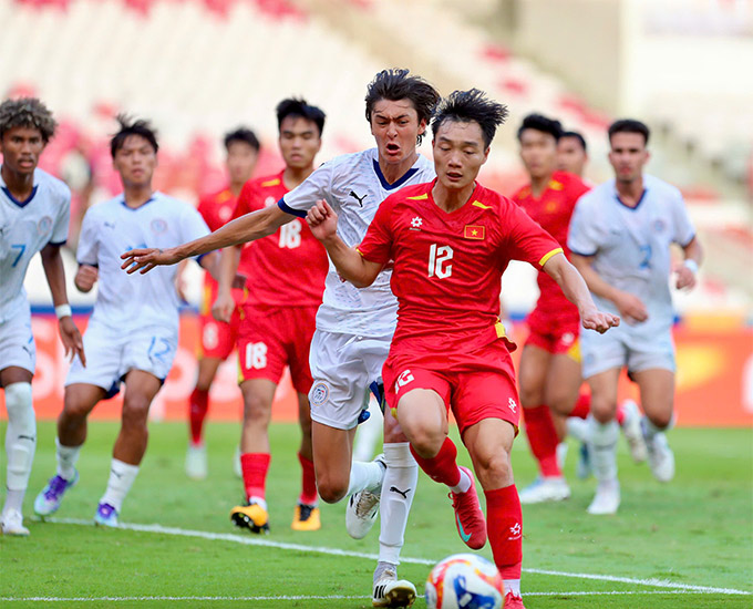 Xuân Bắc - một trong những tân binh có thể là cái tên được kỳ vọng thay Quang Hải ở ĐT Việt Nam sắp tới - Ảnh: Anh Khoa