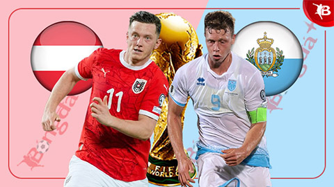  Nhận định bóng đá Áo vs San Marino, 01h45 ngày 10/10: Chủ nhà thắng to