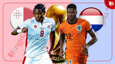  Nhận định bóng đá Malta vs Hà Lan, 01h45 ngày 10/10: Bắt nạt nhược tiểu