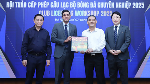  Khai mạc Hội thảo Cấp phép CLB bóng đá chuyên nghiệp Việt Nam 2025