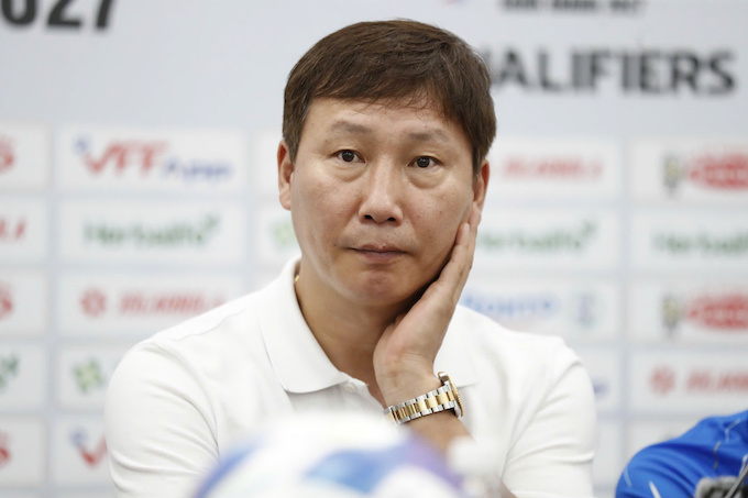 HLV Kim Sang Sik. Ảnh: Anh Khoa