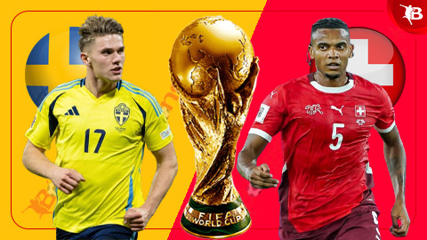  Nhận định bóng đá Thụy Điển vs Thụy Sĩ, 01h45 ngày 11/10: Bất phân thắng bại