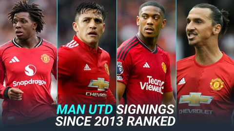 Xếp hạng tất cả các tân binh gia nhập MU thời hậu Sir Alex: Chỉ 2 người xuất sắc