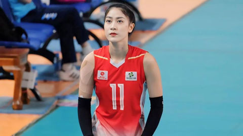  Hotgirl bóng chuyền Kiều Trinh ghi điểm như máy, ghi danh bán kết giải VĐQG 2025