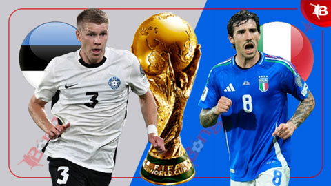  Nhận định bóng đá Estonia vs Italia, 01h45 ngày 12/10: Thiên thanh rực rỡ