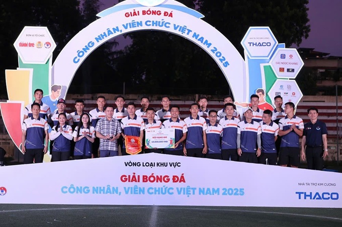 Công đoàn Ngân hàng Việt Nam lên ngôi Á quân vòng loại phía Bắc Giải bóng đá công nhân, viên chức Việt Nam 2025